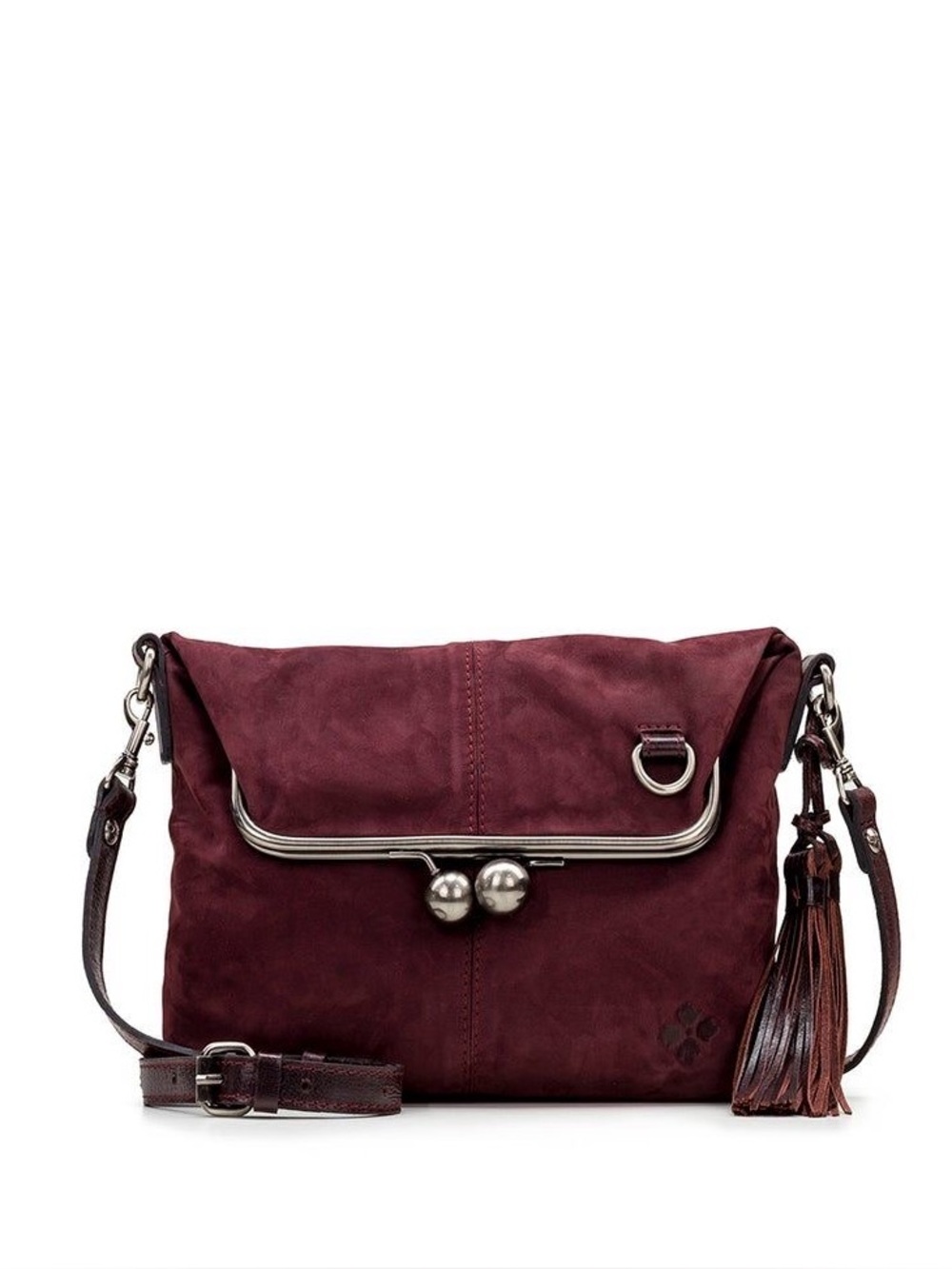 Patricia Nash Plum Nubuck Kisslock Livata